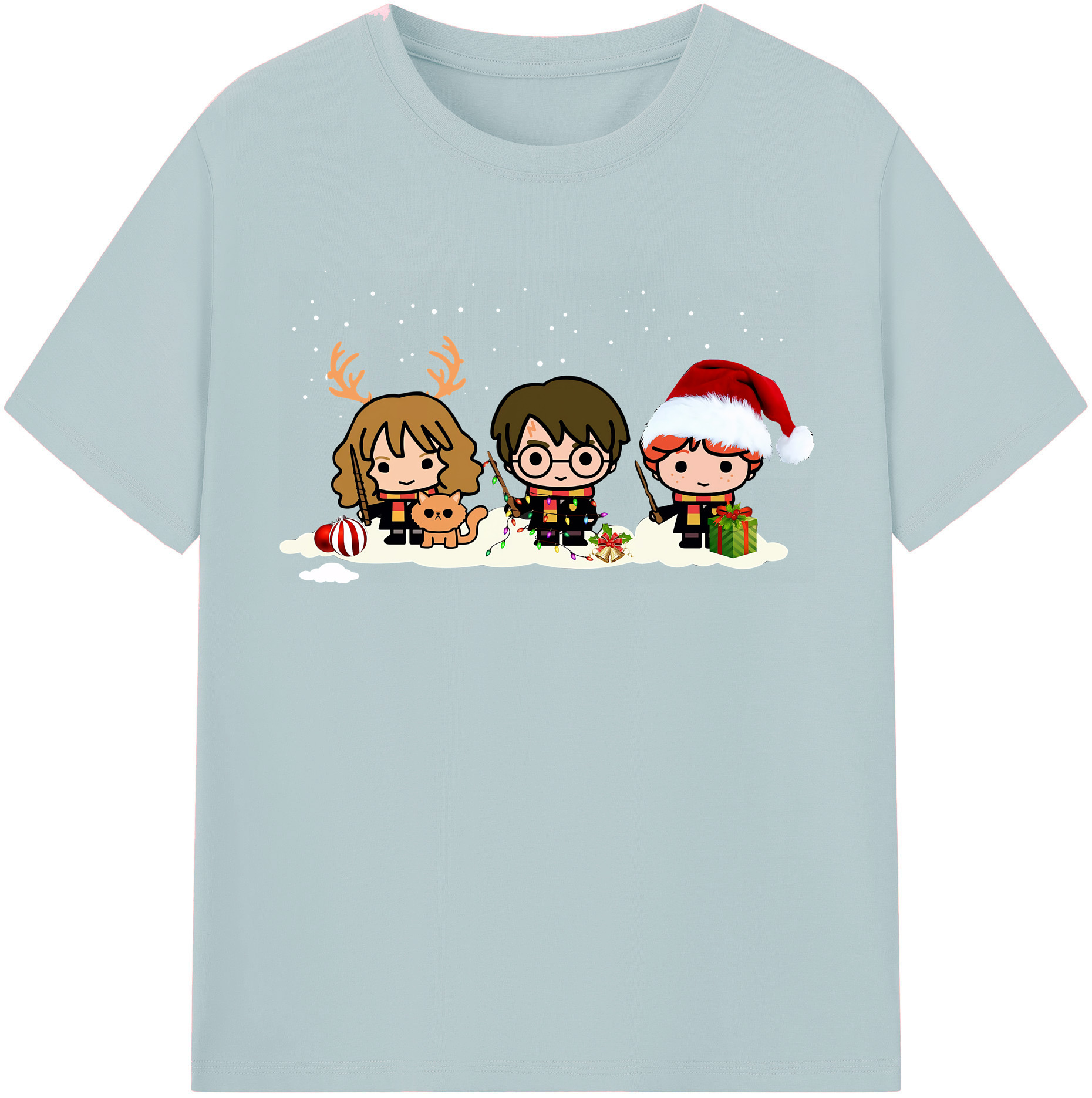 （画像用） Harry Potter ハリー・ポッターシリーズ 綿100％半袖Tシャツ（フロントプリント）